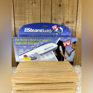 STEAM BUDDY MULTI-USE HANDHELD CLOTHES GARMENT STEAMER CREASER HOME TRAVEL New